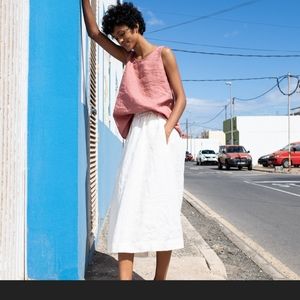 Not perfect linen skirt